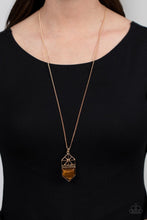 Load image into Gallery viewer, Trailblazing Talisman - Brown necklace
