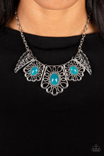Load image into Gallery viewer, Glimmering Groves - Blue necklace
