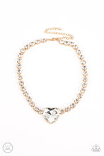 Load image into Gallery viewer, Heart in My Throat - Gold necklace
