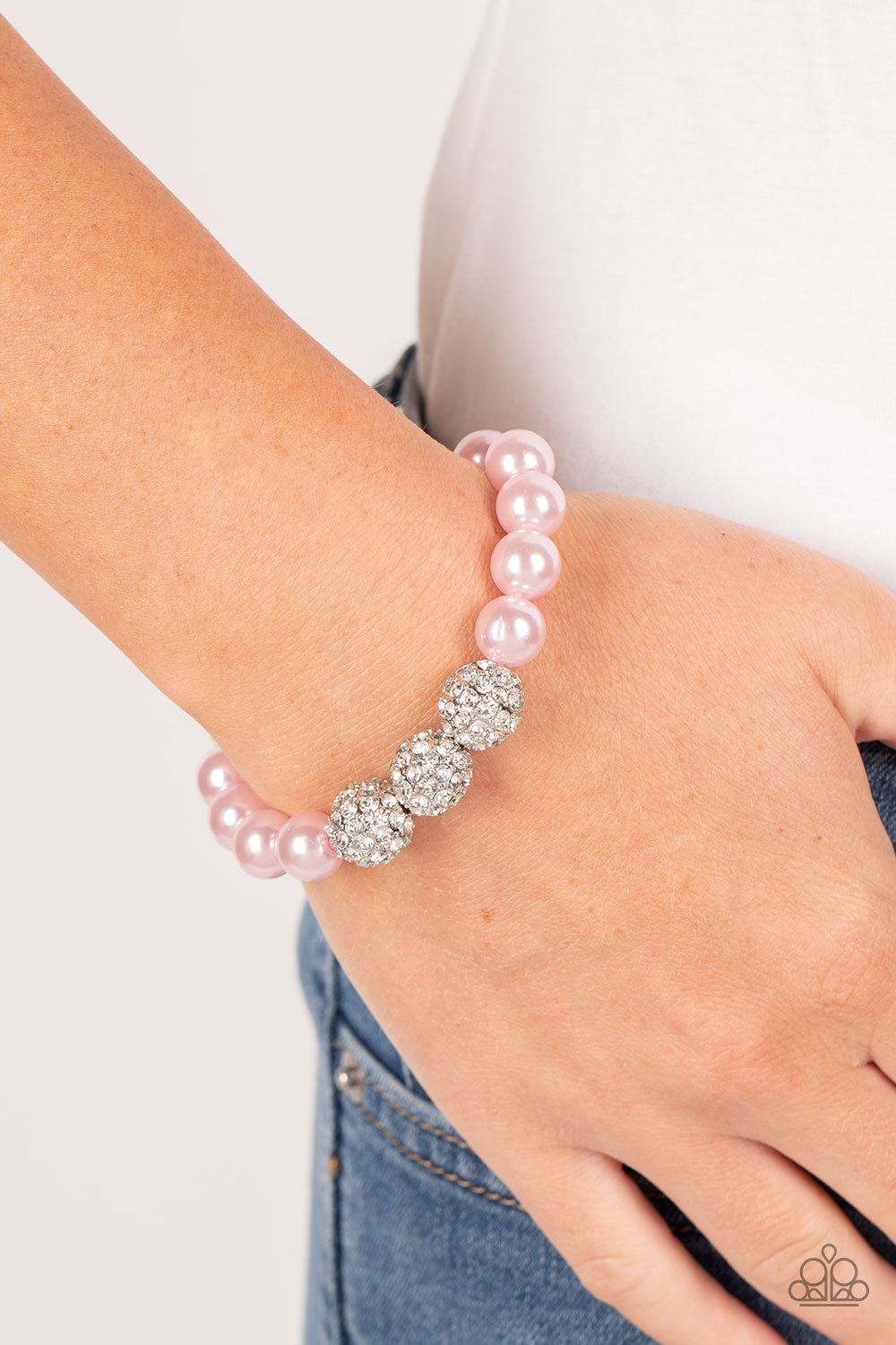 Breathtaking Ball - Pink bracelet