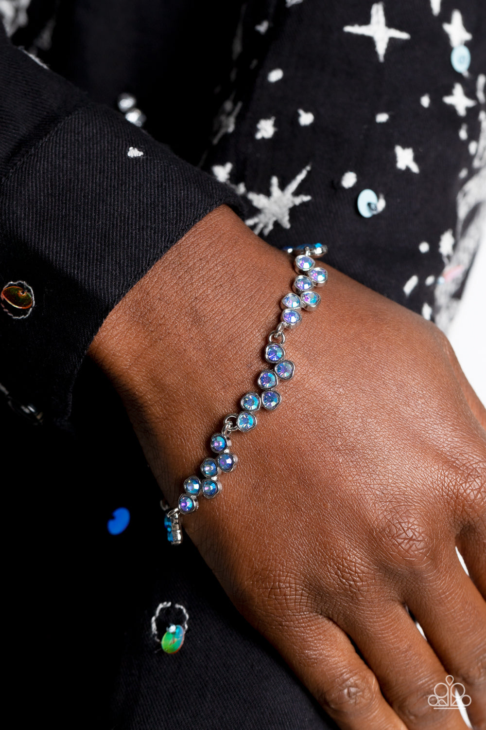 Flatter Yourself - Blue bracelet