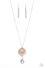 Load image into Gallery viewer, Cretian Crest - Orange necklace
