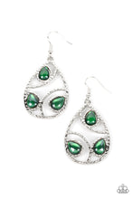 Load image into Gallery viewer, Send the BRIGHT Message - Green earrings
