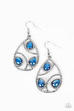 Load image into Gallery viewer, Send the BRIGHT Message - Blue earrings
