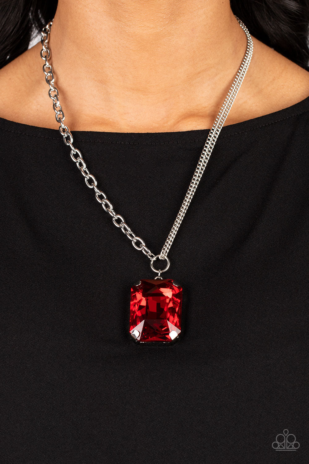 Instant Intimidation - Red necklace