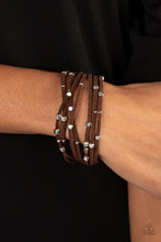 Load image into Gallery viewer, Clustered Constellations - Brown bracelet
