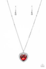 Load image into Gallery viewer, Sweethearts Stroll - Red necklace
