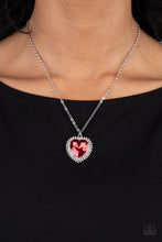 Load image into Gallery viewer, Sweethearts Stroll - Red necklace
