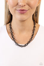 Load image into Gallery viewer, Things Have CHAIN-ged - Black neckace
