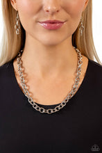 Load image into Gallery viewer, Things Have CHAIN-ged - Silver necklace
