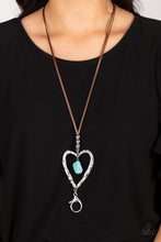 Load image into Gallery viewer, Santa Fe Sweetheart - Blue necklace
