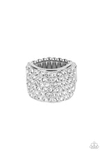 Load image into Gallery viewer, Edgy Effulgence - White ring
