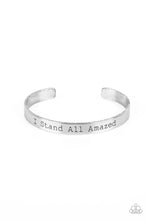 Load image into Gallery viewer, I Stand All Amazed - Silver bracelet
