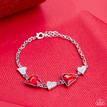 Load image into Gallery viewer, Cluelessly Crushing - Red bracelet
