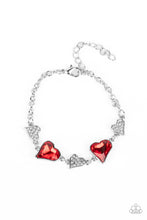 Load image into Gallery viewer, Cluelessly Crushing - Red bracelet
