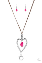 Load image into Gallery viewer, Santa Fe Sweetheart - Pink necklace
