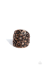 Load image into Gallery viewer, Burnished Bouquet - Copper ring
