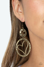 Load image into Gallery viewer, Enchanting Echo - Brass earrings
