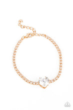 Load image into Gallery viewer, Bedazzled Beauty - Gold bracelet
