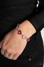 Load image into Gallery viewer, Sentimental Sweethearts - Red bracelet
