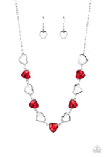 Load image into Gallery viewer, Contemporary Cupid - Red necklace
