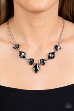 Load image into Gallery viewer, Glittering Geometrics - Silver necklace
