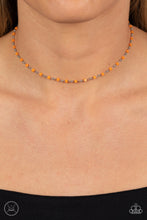 Load image into Gallery viewer, Neon Lights - Orange necklace
