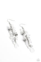 Load image into Gallery viewer, Cheeky Cascade - White earrings
