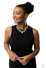 Load image into Gallery viewer, Cheeky Cascade - White earrings
