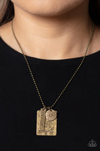Load image into Gallery viewer, Sunshine Sight - Brass necklace
