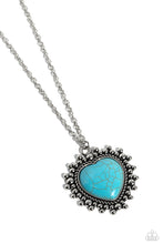 Load image into Gallery viewer, Southwestern Sentiment - Blue necklace
