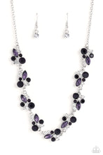 Load image into Gallery viewer, Swimming in Sparkles - Purple necklace
