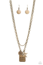 Load image into Gallery viewer, Masterpiece in Progress - Brass necklace
