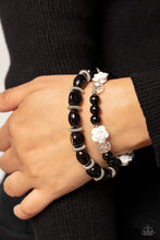 Load image into Gallery viewer, Who ROSE There? - Black bracelet
