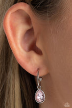 Load image into Gallery viewer, Teardrop Tassel - Pink earrings
