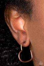 Load image into Gallery viewer, Burnished Beau - Copper earrings
