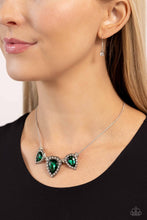 Load image into Gallery viewer, Majestic Met Ball - Green necklace
