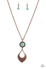 Load image into Gallery viewer, Stone TOLL - Copper necklace
