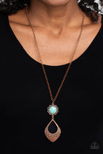Load image into Gallery viewer, Stone TOLL - Copper necklace
