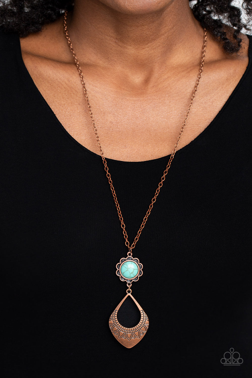 Stone TOLL - Copper necklace