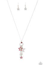 Load image into Gallery viewer, Starry Statutes - Red necklace

