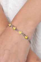 Load image into Gallery viewer, Smitten Sweethearts - Yellow bracelet
