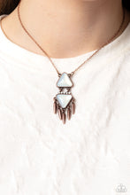 Load image into Gallery viewer, Under the FRINGE - Copper necklace
