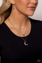 Load image into Gallery viewer, Lunar Lineup - Rose Gold necklace
