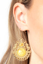 Load image into Gallery viewer, Welcoming Whimsy - Yellow earrings
