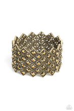 Load image into Gallery viewer, DECO in the Rough - Brass bracelet
