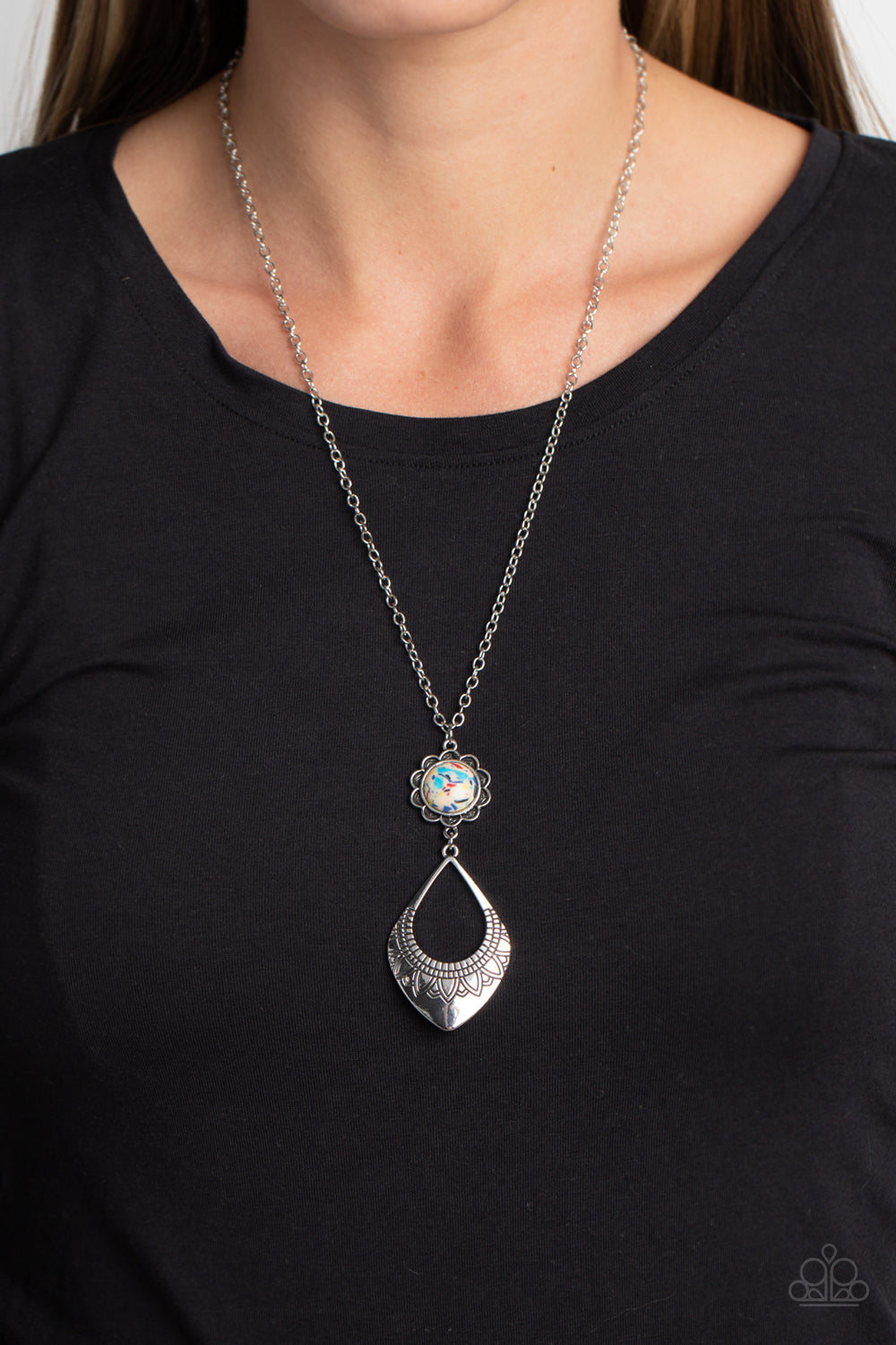 Stone TOLL - Yellow necklace