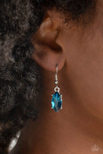 Load image into Gallery viewer, Frosted Florescence - Blue necklace
