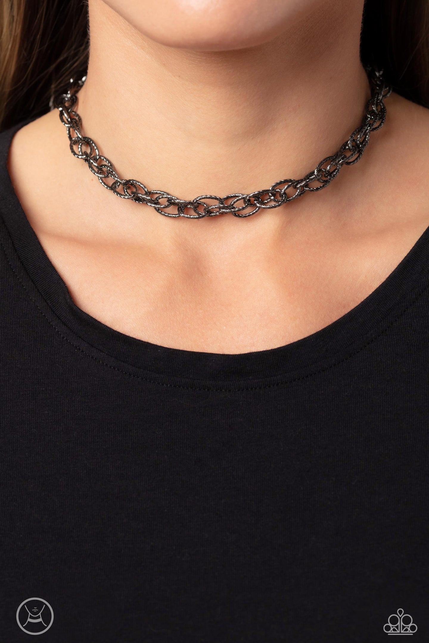 If I Only Had a CHAIN - Black necklace