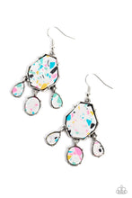 Load image into Gallery viewer, Organic Optimism - White earrings
